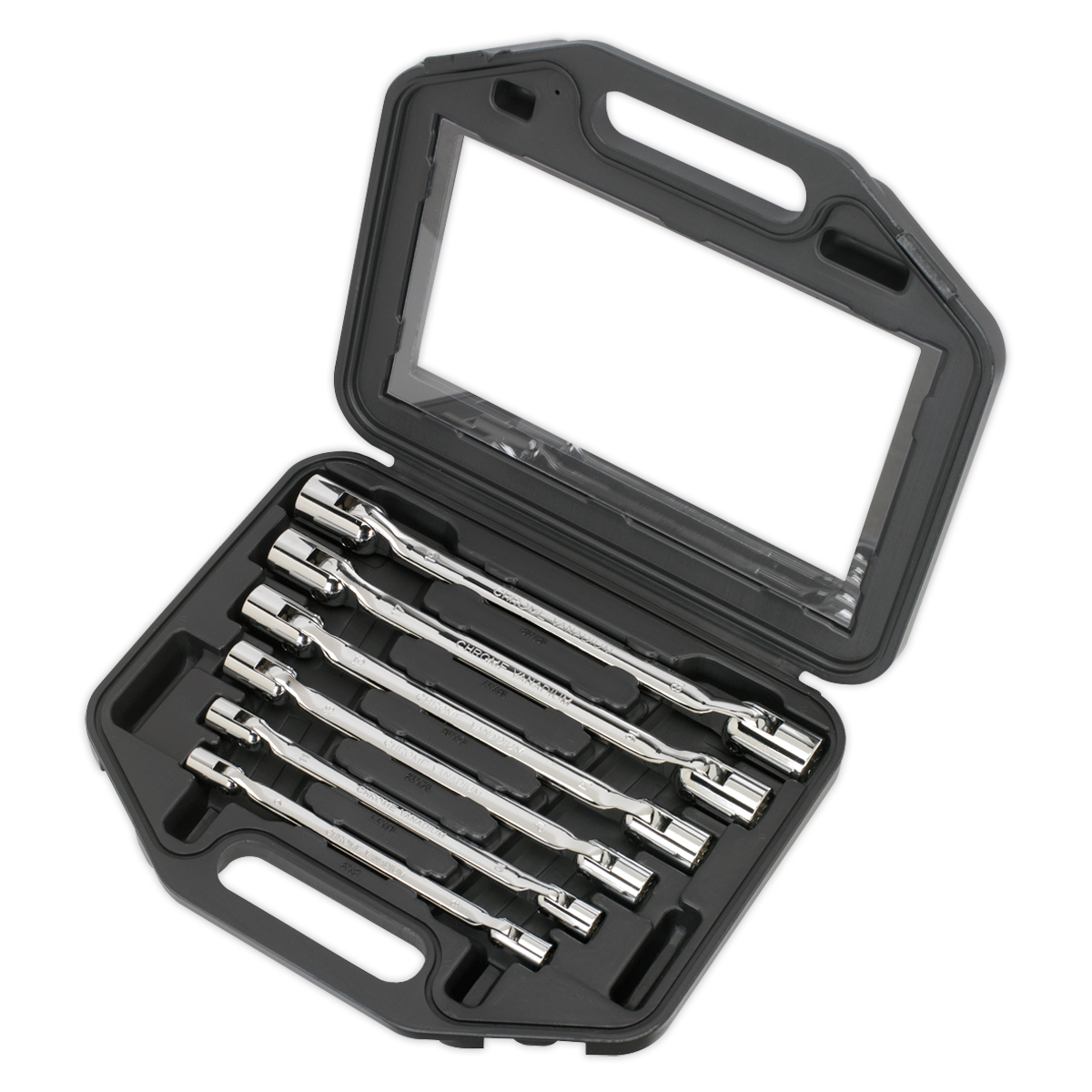 Sealey 6pc Double Flexi-Head Socket Spanner Set AK635