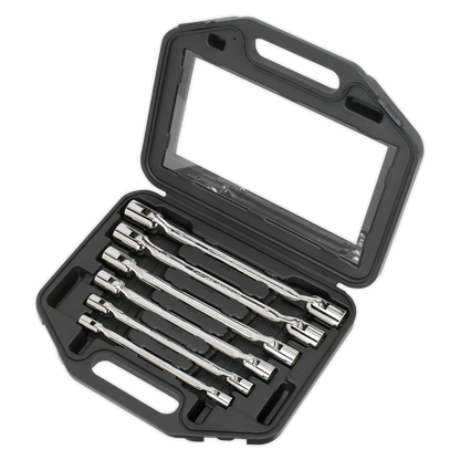 Sealey 6pc Double Flexi-Head Socket Spanner Set AK635