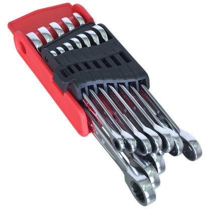 Sealey 12pc Ratchet Combination Spanner Set - Platinum Series AK63922