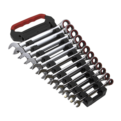 Sealey 12pc Combination Ratchet Spanner Set - Platinum Series AK63940