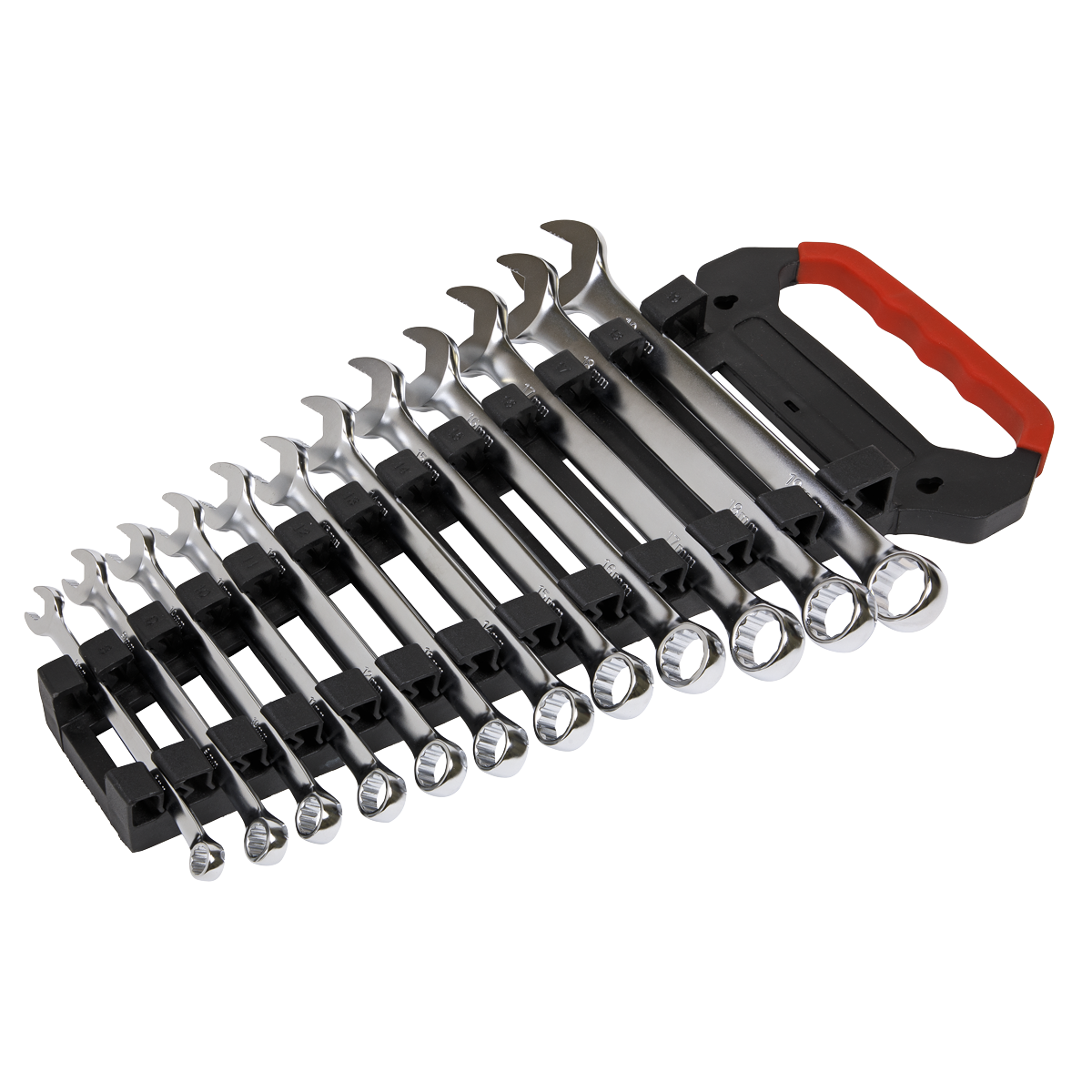 Sealey 12pc Anti-Slip Combination Spanner Set - Platinum Series AK63946