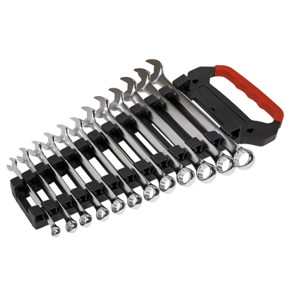 Sealey 12pc Anti-Slip Combination Spanner Set - Platinum Series AK63946