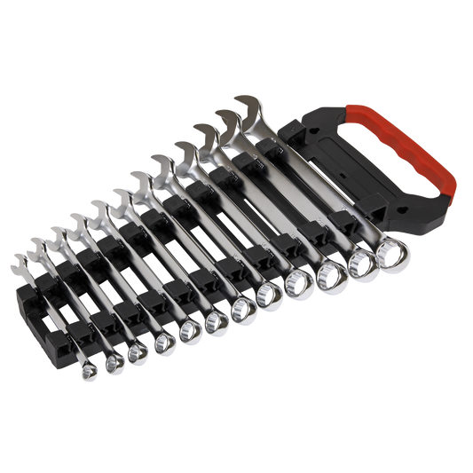 Sealey 12pc Anti-Slip Combination Spanner Set - Platinum Series AK63946