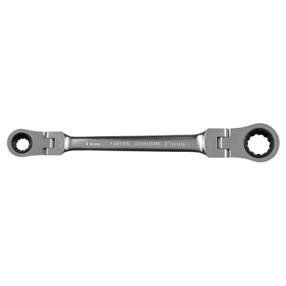 Sealey 4-in-1 Reversible Flexi-Head Ratchet Ring Spanner - Platinum Series AK63947