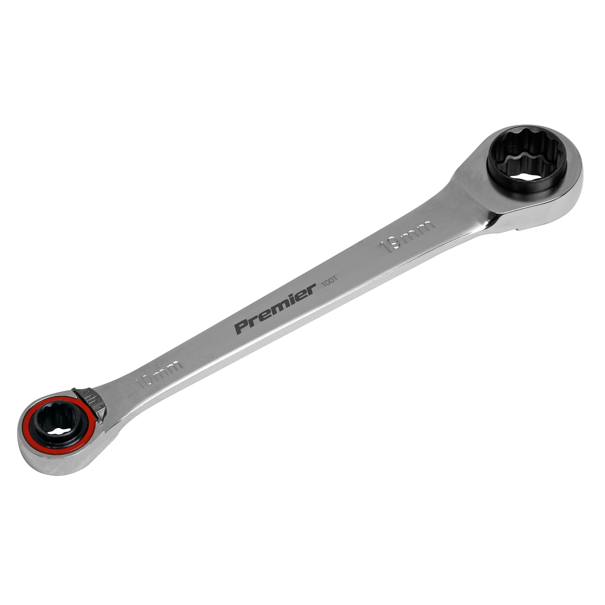 Sealey 4-in-1 Reversible Ratchet Ring Spanner - Platinum Series AK63948