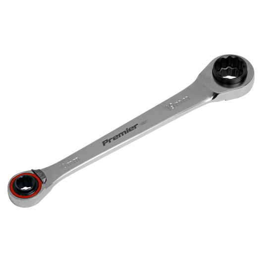 Sealey 4-in-1 Reversible Ratchet Ring Spanner - Platinum Series AK63948