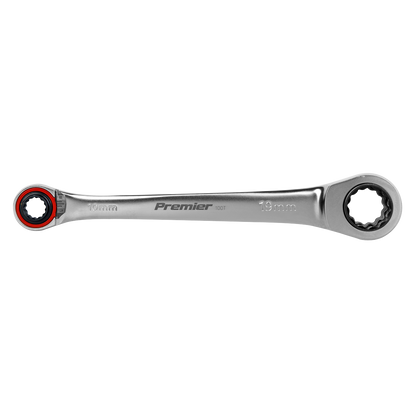 Sealey 4-in-1 Reversible Ratchet Ring Spanner - Platinum Series AK63948