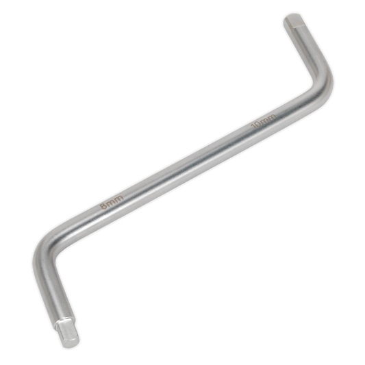 Sealey 8 & 10mm Square Drain Plug Wrench AK6405