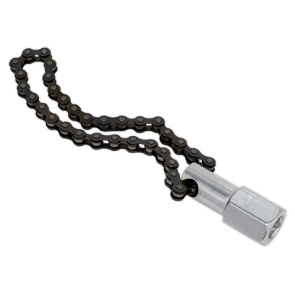 Sealey 1/2"Sq Drive Oil Filter Chain Wrench Ø135mm Capacity AK641