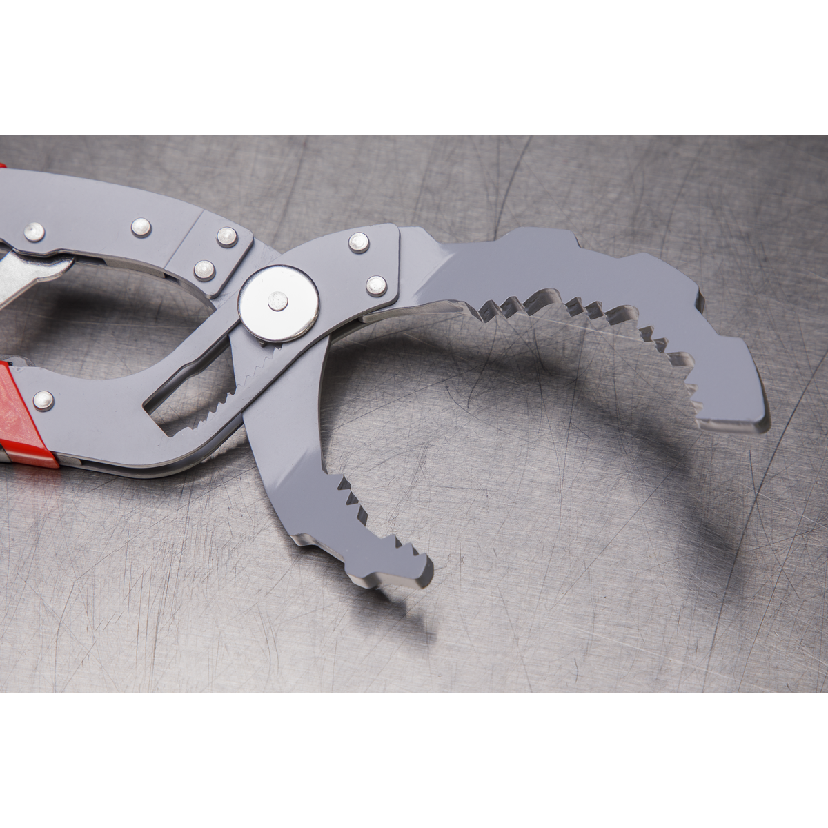 Sealey Self-Adjusting Oil Filter Pliers - Angled AK6421