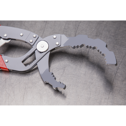Sealey Self-Adjusting Oil Filter Pliers - Angled AK6421
