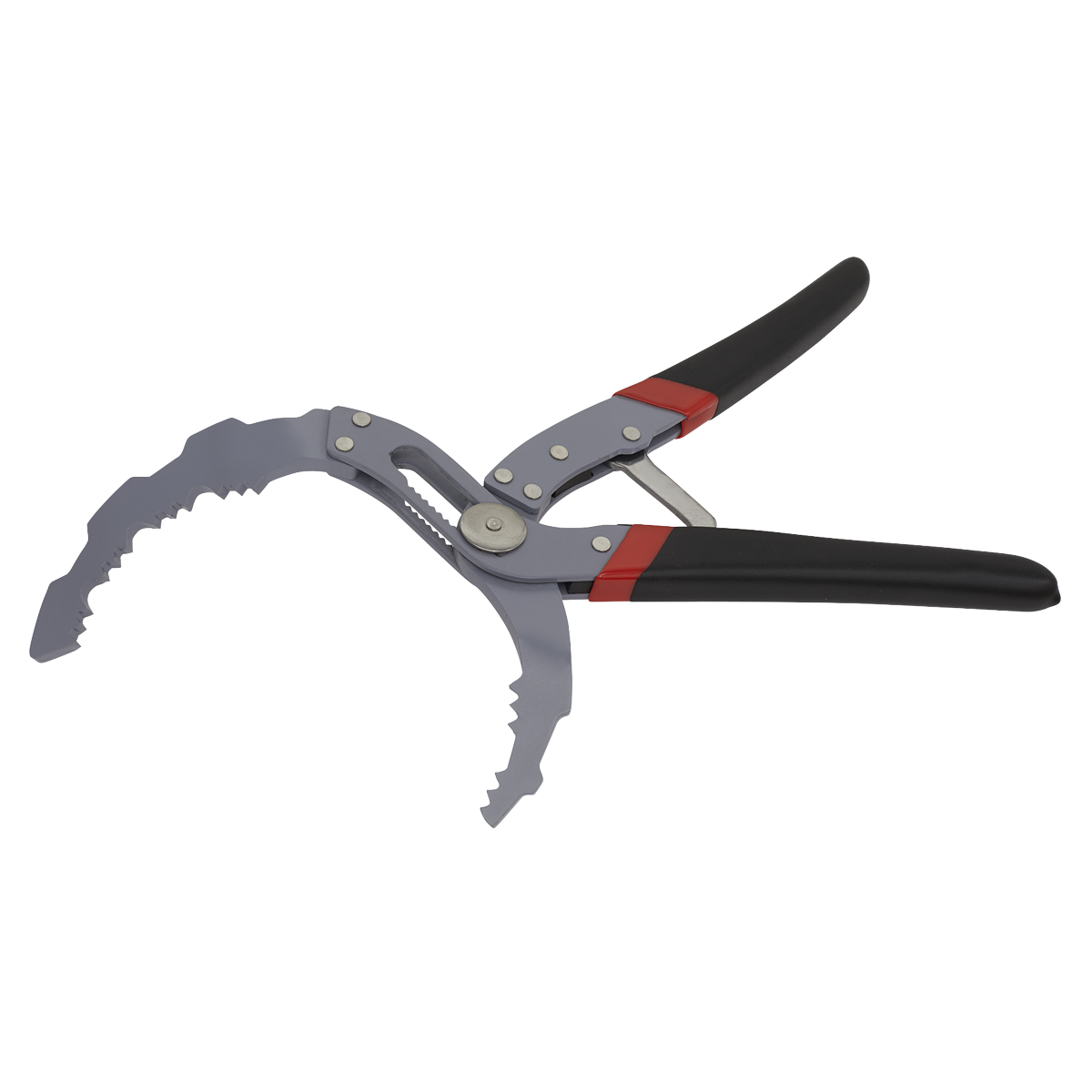 Sealey Self-Adjusting Oil Filter Pliers - Angled AK6421