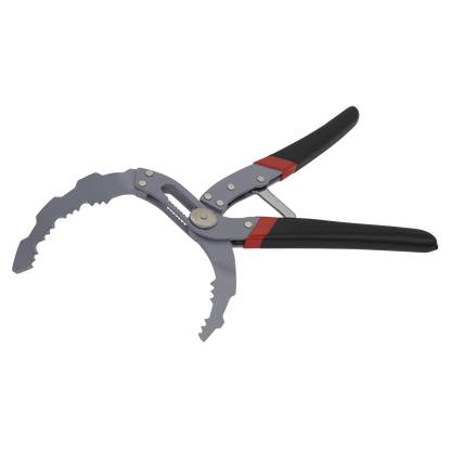 Sealey Self-Adjusting Oil Filter Pliers - Angled AK6421