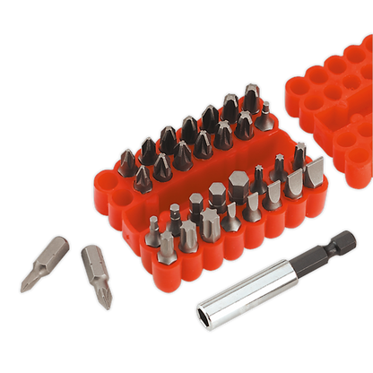 Sealey 34pc Gearless Ratchet Screwdriver Set AK6498