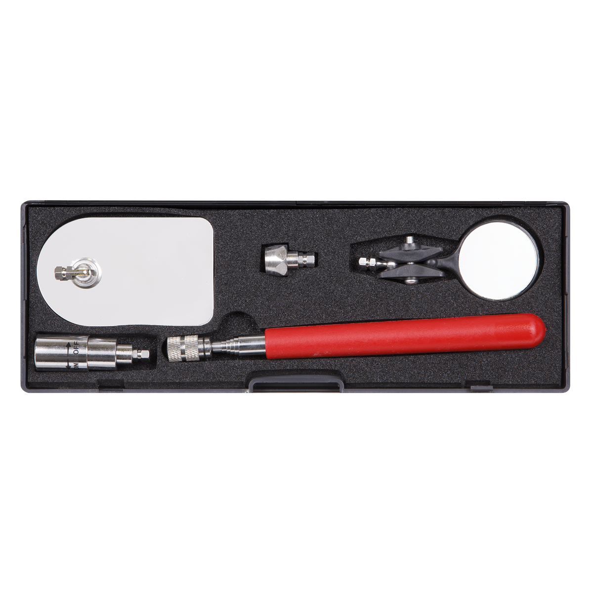 Sealey 5pc Telescopic Magnetic Pick-Up & LED Inspection Tool Kit AK6521