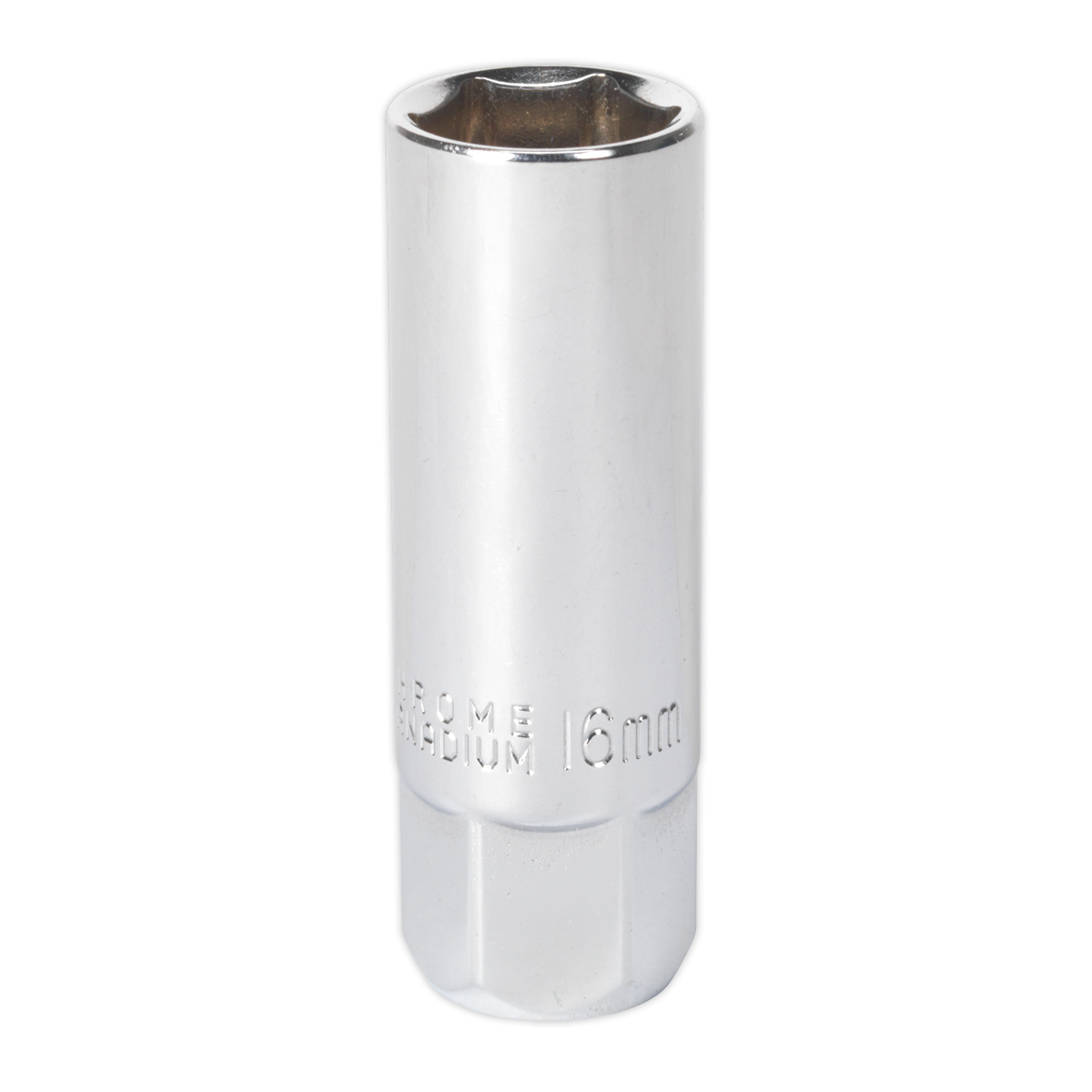 Sealey 16mm 3/8"Sq Drive Spark Plug Socket - Magnetic AK654