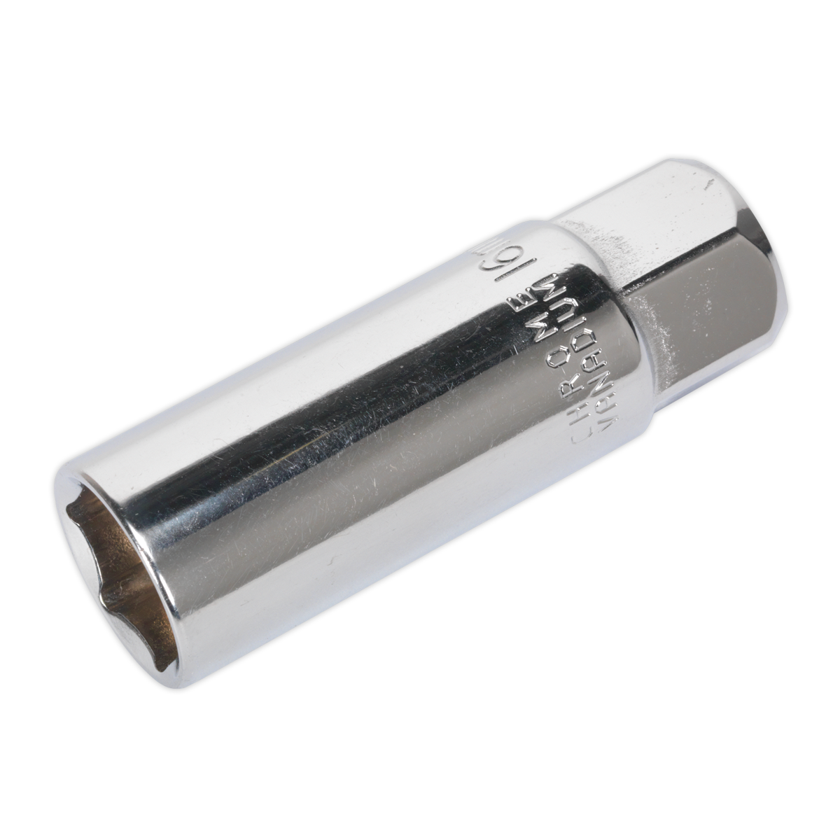 Sealey 16mm 3/8"Sq Drive Spark Plug Socket - Magnetic AK654