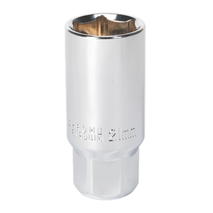 Sealey 21mm 3/8"Sq Drive Spark Plug Socket - Magnetic AK6541