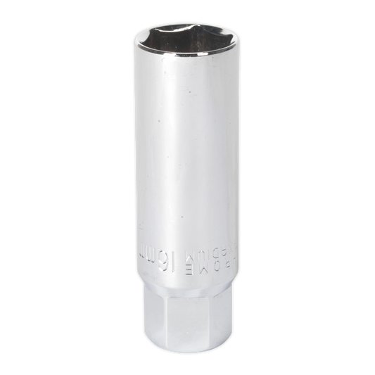 Sealey 16mm 3/8"Sq Drive Thin Wall Spark Plug Socket AK6557