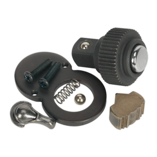 Sealey 1/4"Sq Drive Pear-Head Ratchet Wrench Flip Reverse AK660