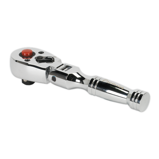 Sealey 3/8"Sq Drive Stubby Flexi-Head Ratchet Wrench AK661SF
