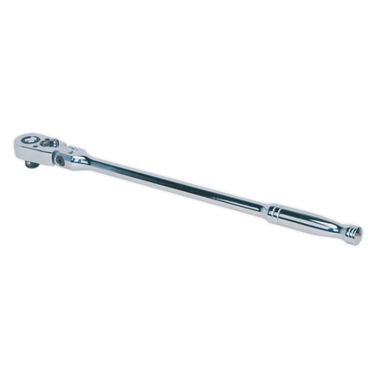 Sealey 445mm 1/2"Sq Drive Flexi-Head Ratchet Wrench with Pear-Head & Flip Reverse AK662F