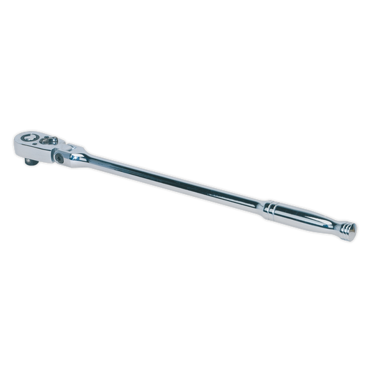Sealey 445mm 1/2"Sq Drive Flexi-Head Ratchet Wrench with Pear-Head & Flip Reverse AK662F