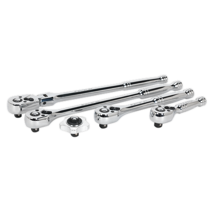 Sealey 5pc 3/8"Sq Drive Master Ratchet Wrench Set - Flip Reverse AK667238M