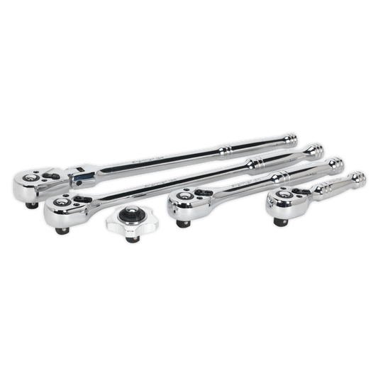Sealey 5pc 3/8"Sq Drive Master Ratchet Wrench Set - Flip Reverse AK667238M