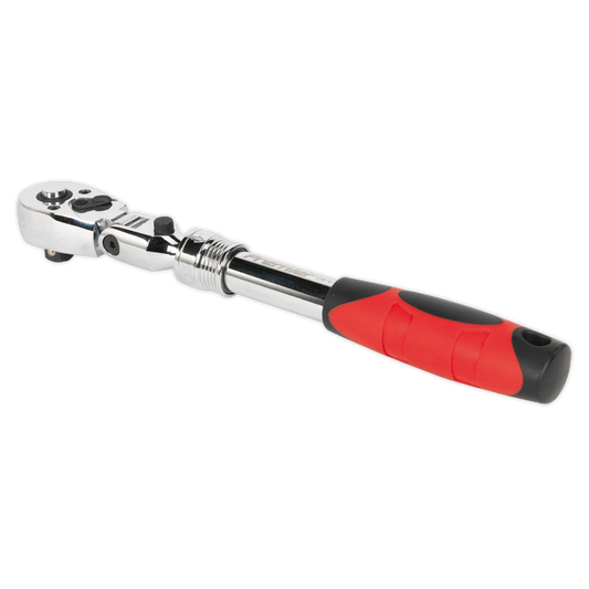 Sealey 3/8"Sq Drive Locking Flexi-Head Extendable Ratchet Wrench AK6681