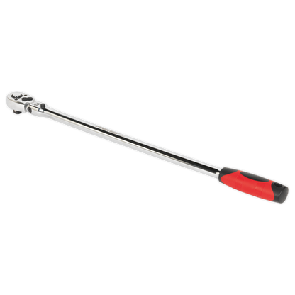 Sealey 600mm 1/2"Sq Drive Extra-Long Flexi-Head Ratchet Wrench AK6698