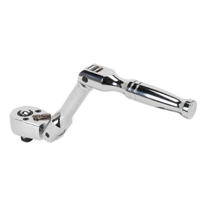 Sealey 3/8"Sq Drive Flexi-Head Ratchet Wrench - Flip Reverse AK673
