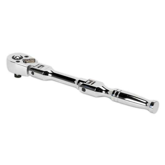 Sealey 3/8"Sq Drive Flexi-Head Ratchet Wrench - Flip Reverse AK673