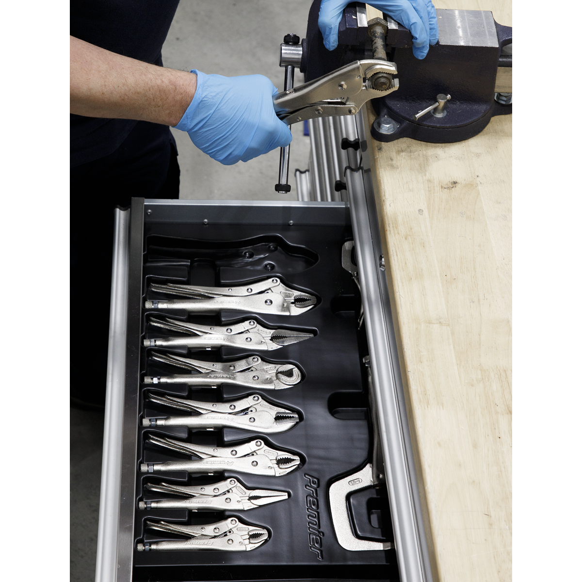 Sealey 10pc Locking Pliers Set AK6800