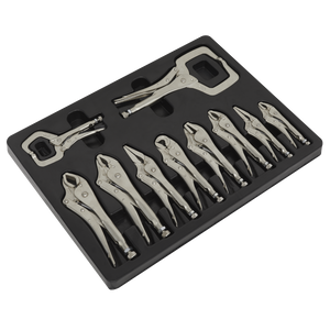 Sealey 10pc Locking Pliers Set AK6800