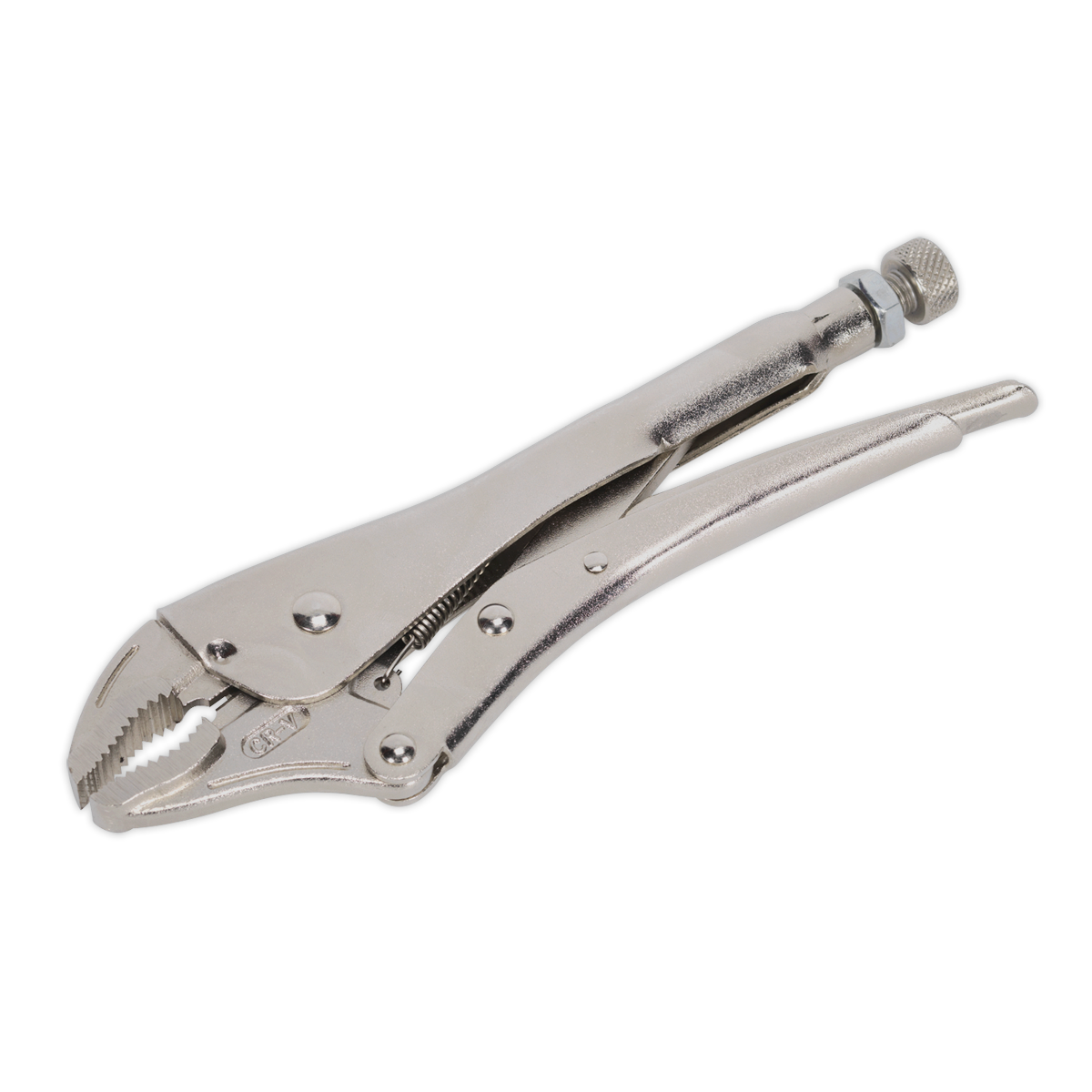 Sealey 230mm Curved Jaw Locking Pliers 0-45mm Capacity AK6821