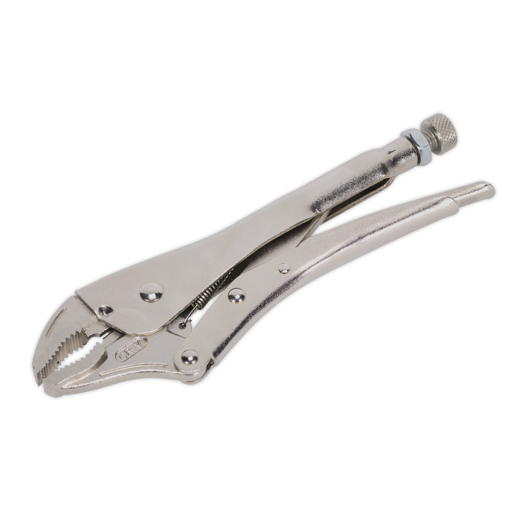 Sealey 230mm Curved Jaw Locking Pliers 0-45mm Capacity AK6821