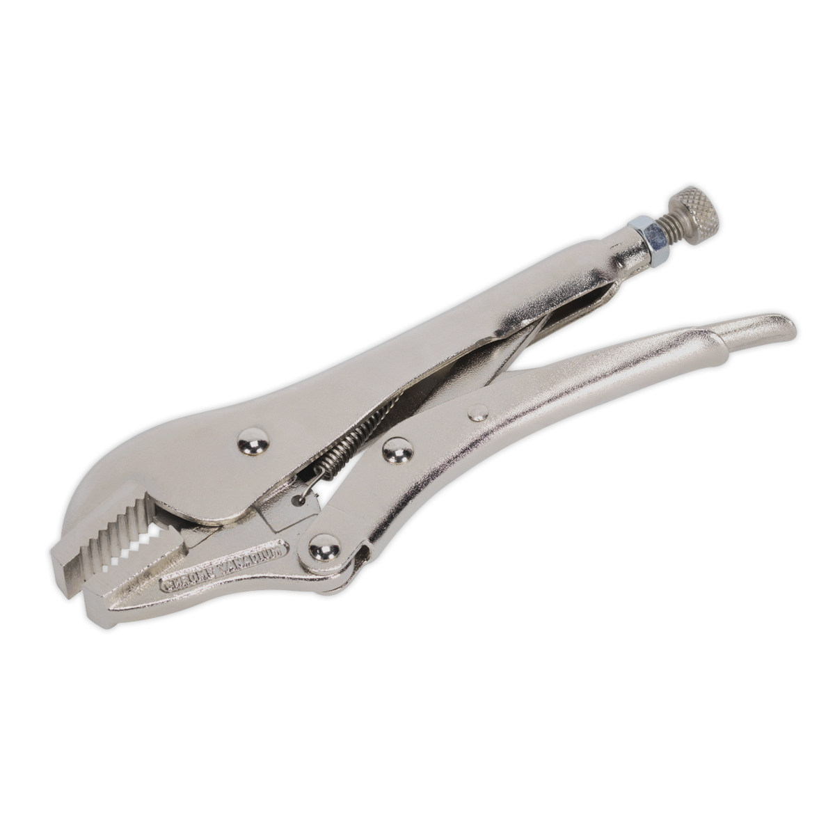 Sealey 185mm Locking Pliers Straight Jaws 0-30mm Capacity AK6822