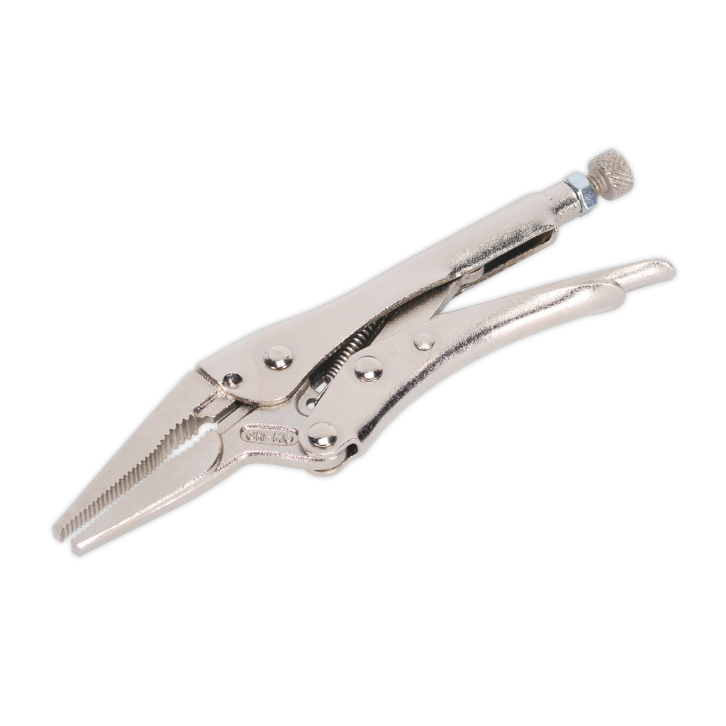 Sealey 170mm Long Nose Locking Pliers 0-50mm Capacity AK6824