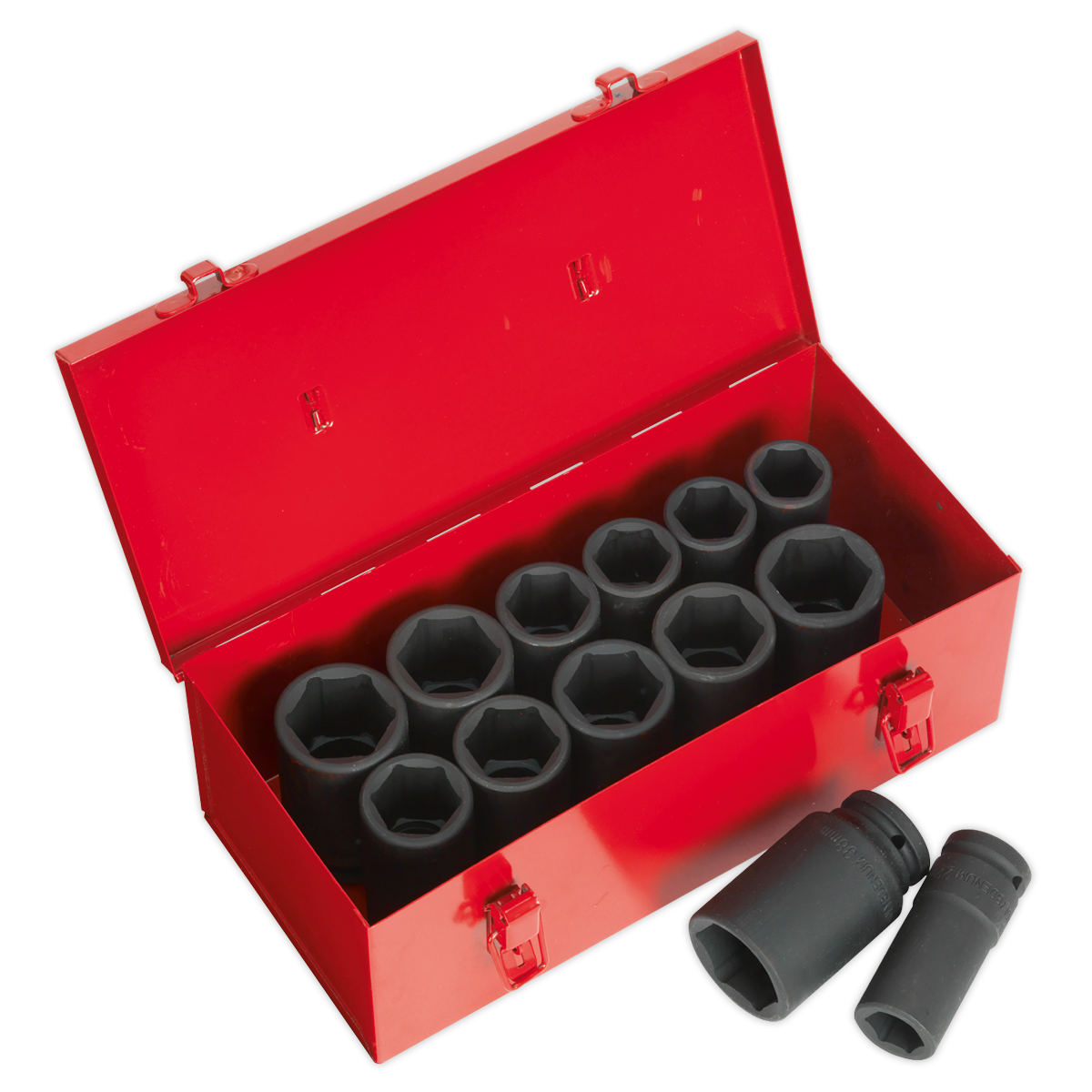 Sealey 13pc 3/4"Sq Drive Impact Socket Set Deep - Metric/Imperial AK687