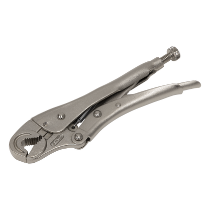 Sealey 195mm Locking Pliers Round Jaws 0-35mm Capacity AK6871