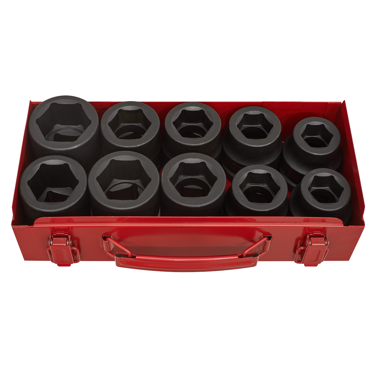 Sealey 10pc 1"Sq Drive Impact Socket Set - Metric/Imperial AK688