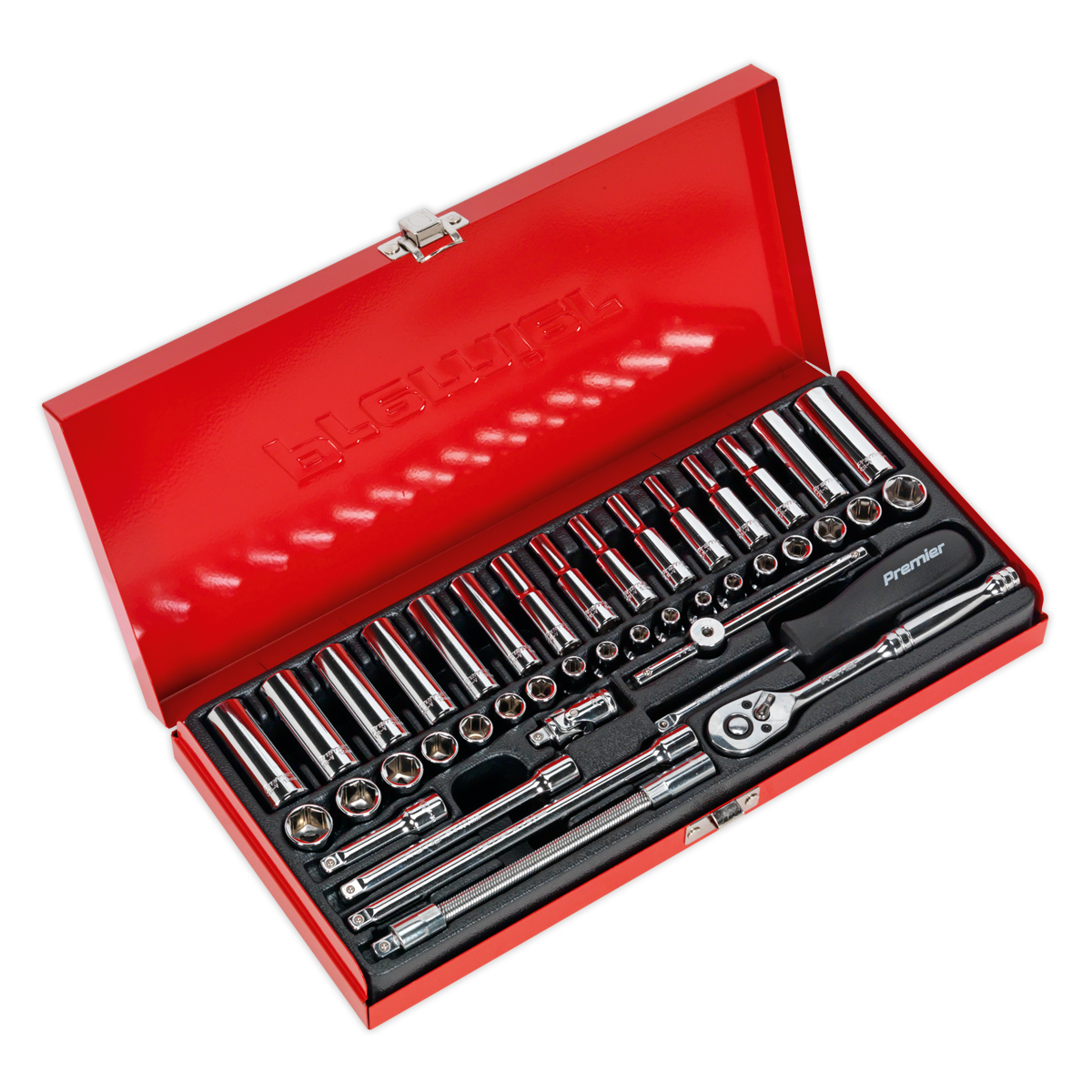 Sealey 41pc 1/4"Sq Drive Socket Set - Metric/Imperial AK690
