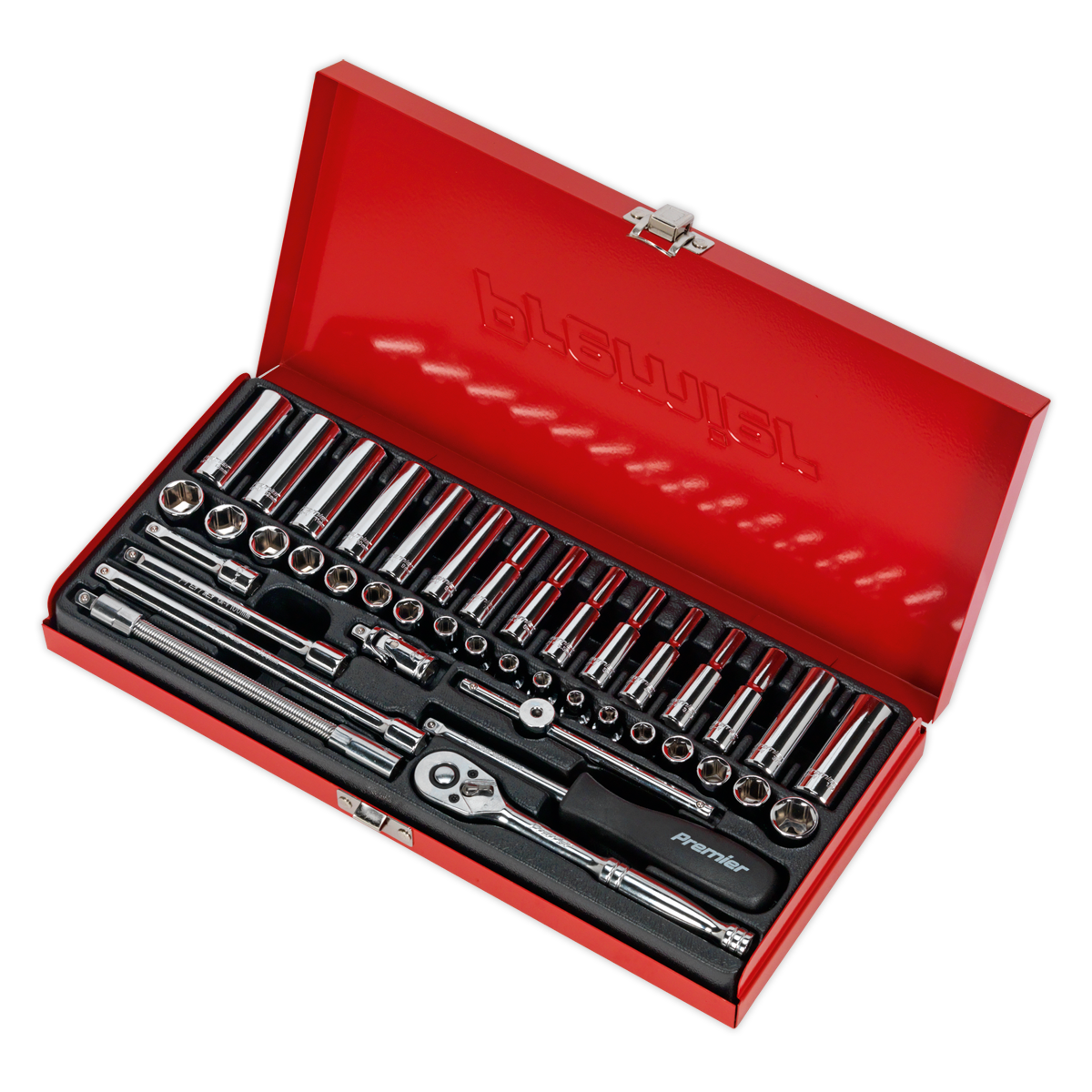 Sealey 41pc 1/4"Sq Drive Socket Set - Metric/Imperial AK690