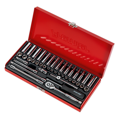 Sealey 41pc 1/4"Sq Drive Socket Set - Metric/Imperial AK690