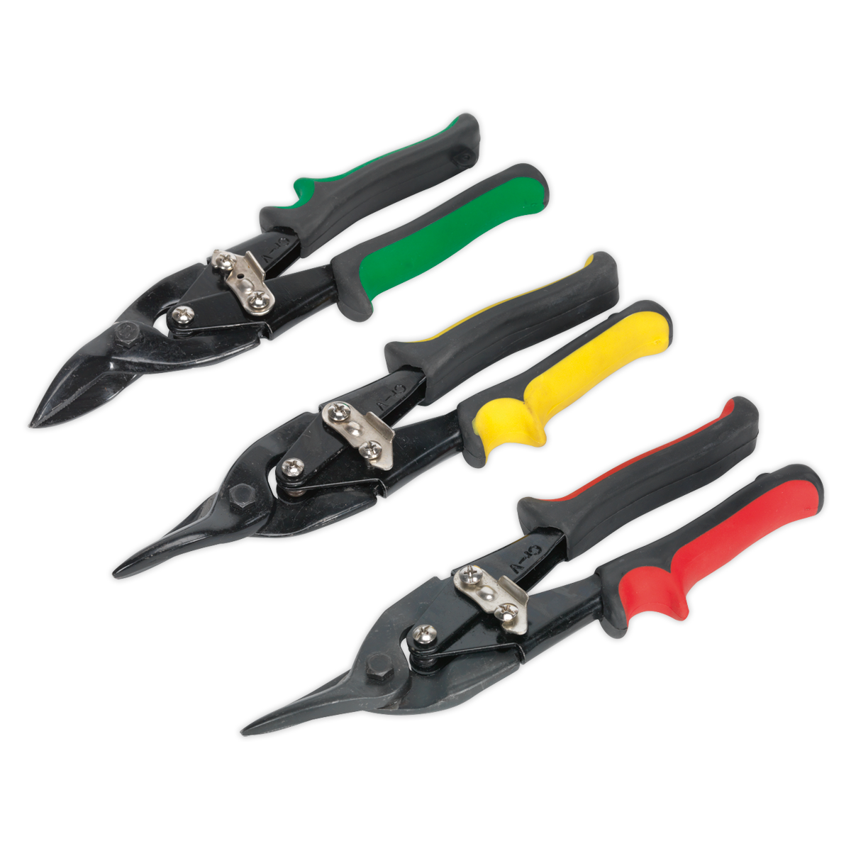 Sealey 3pc Aviation Tin Snip Set AK6907
