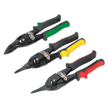 Sealey 3pc Aviation Tin Snip Set AK6907