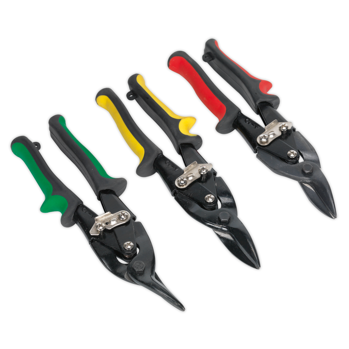 Sealey 3pc Aviation Tin Snip Set AK6907