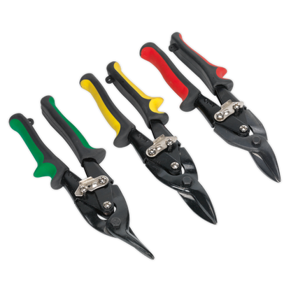 Sealey 3pc Aviation Tin Snip Set AK6907