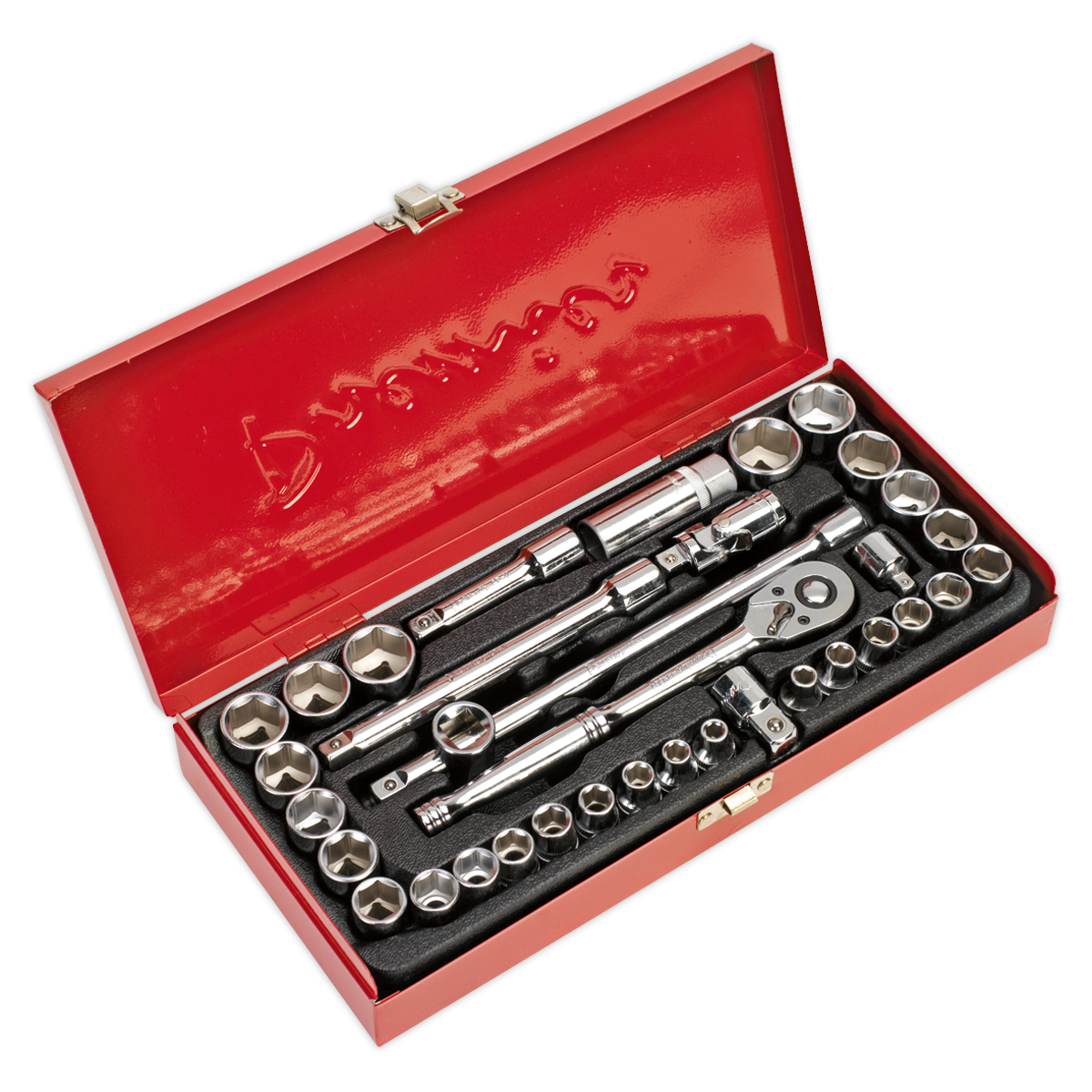 Sealey 35pc 3/8"Sq Drive Socket Set - Metric/Imperial AK691